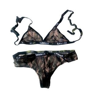 Vibes Camouflage Lingerie